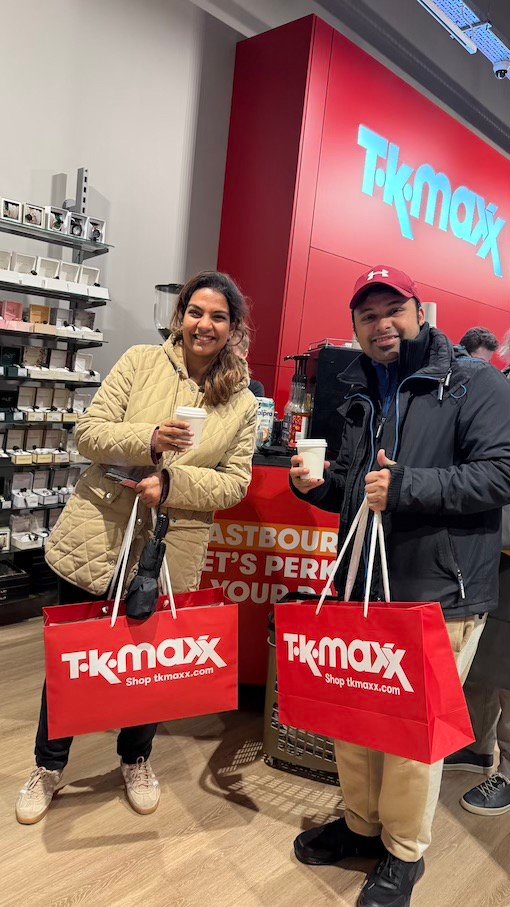 Coffee Cart TK Maxx Branding activation UK