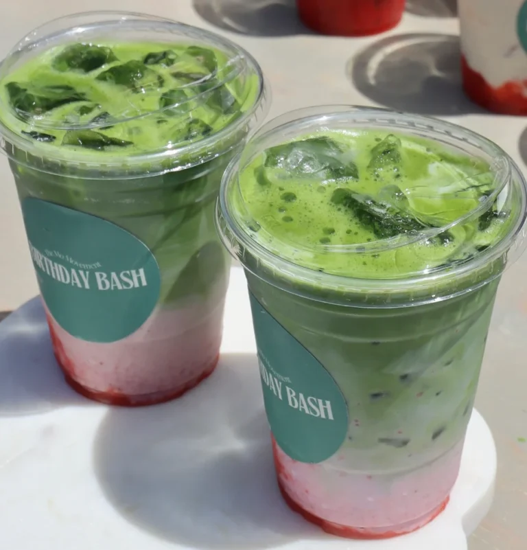 why matcha bars are the new wedding trend