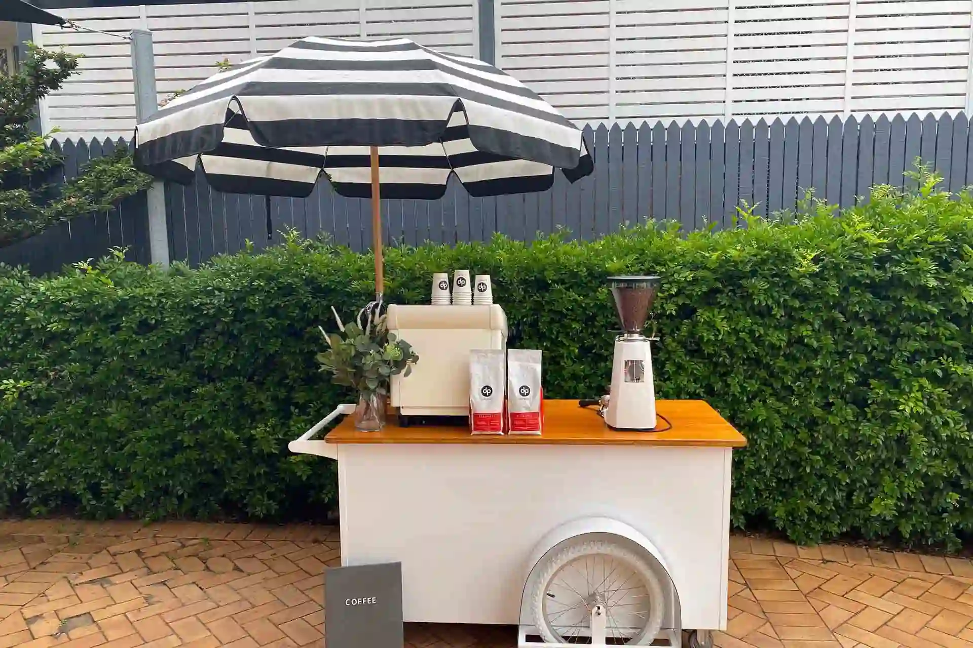 Pop Up coffee cart